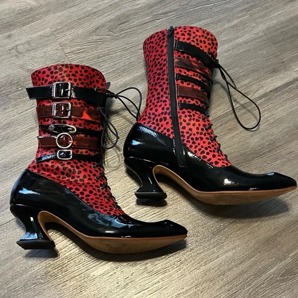 John Fluevog Coleman Boots 8.5 - Picture 1 of 7